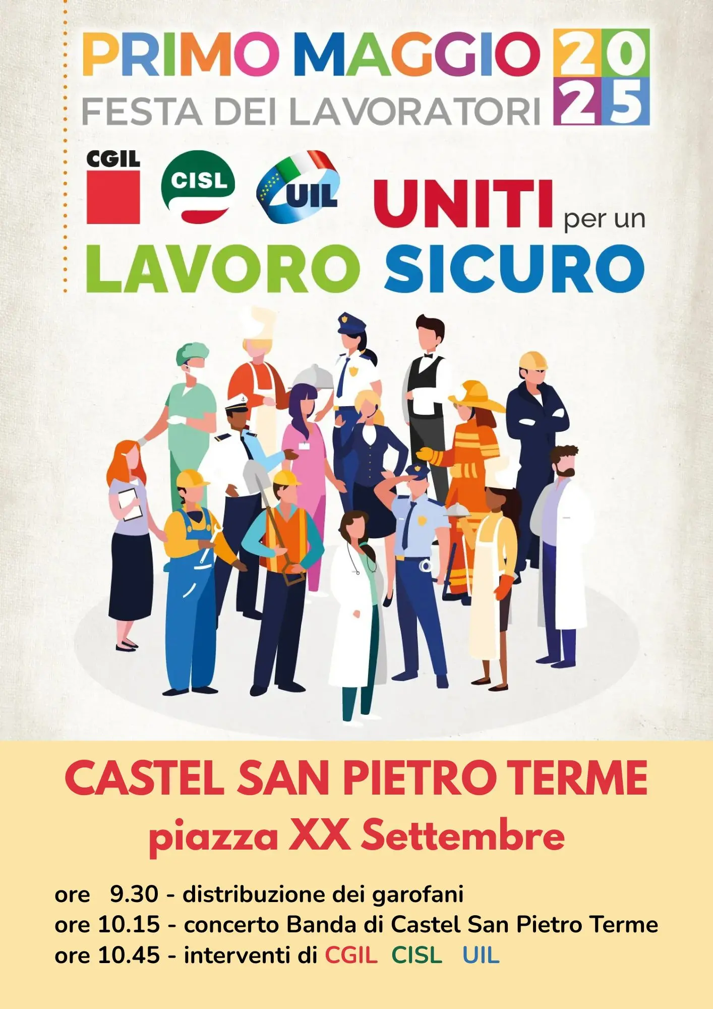 Festa dei Lavoratori - Uniti per un Lavoro Sicuro
