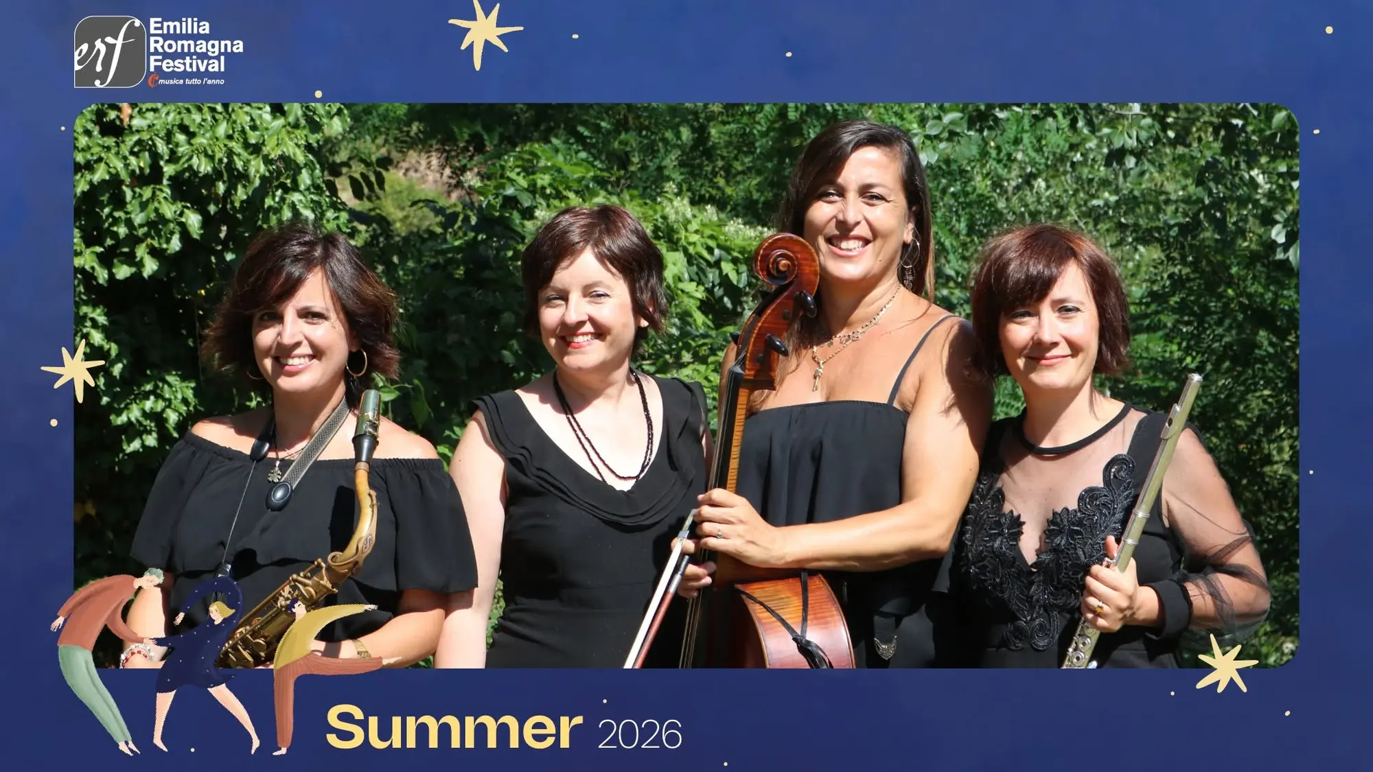 Quaranta Quartet in ''CRAZY LITTLE THING CALLED LOVE'' - Parco delle Terme 