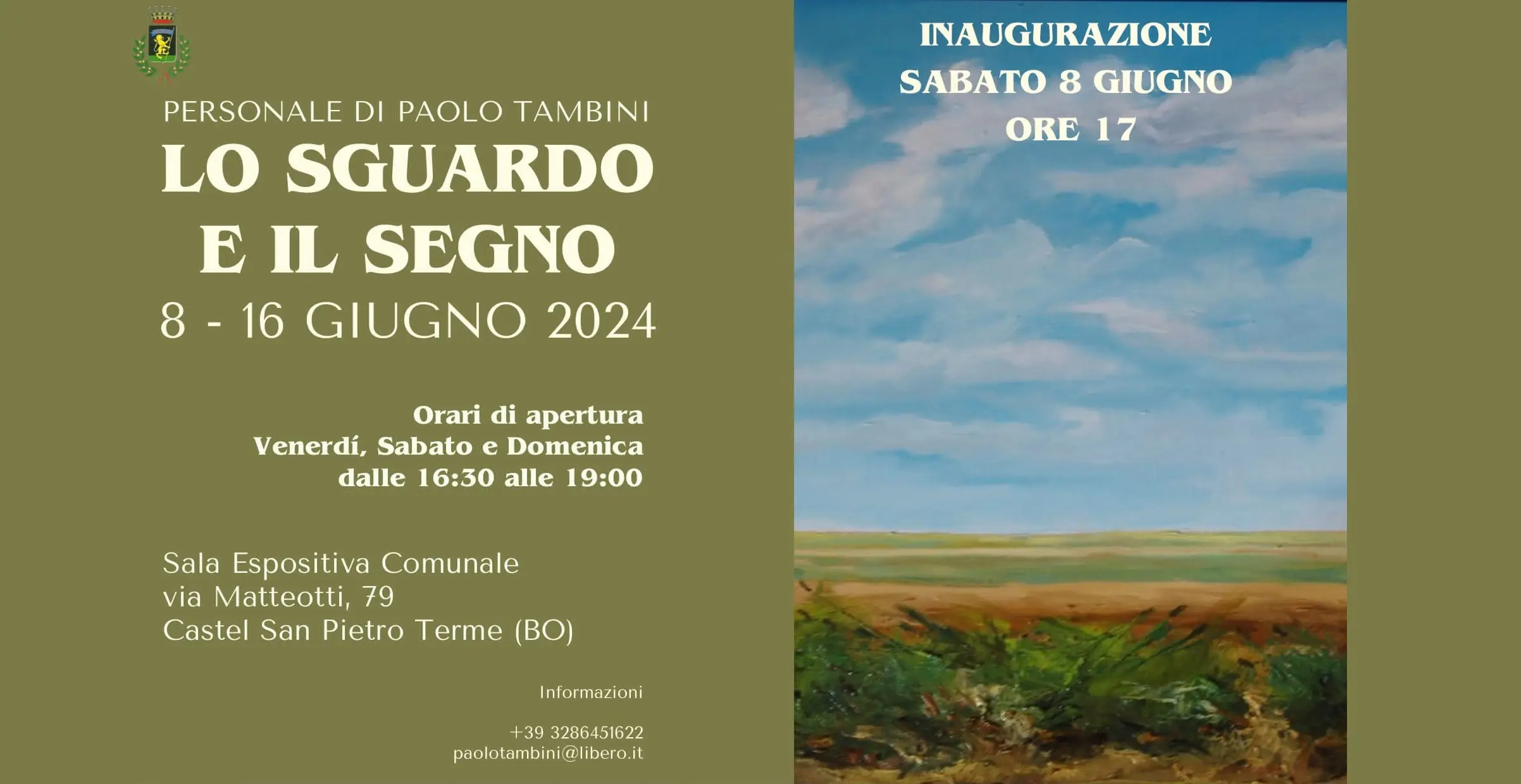 Inaugurazione di “Lo sguardo e il segno” 