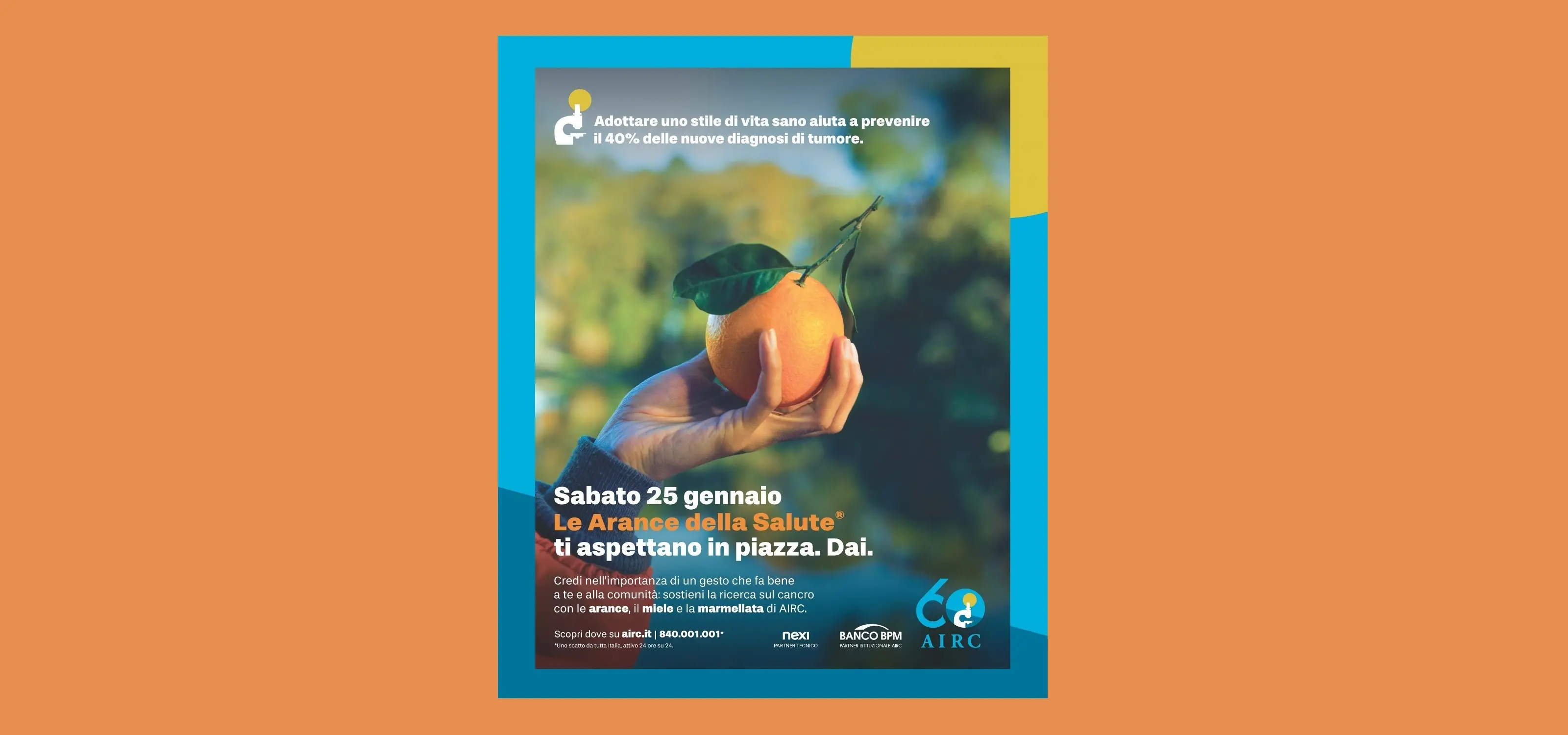 Le Arance della Salute AIRC ti aspettano in piazza XX Settembre