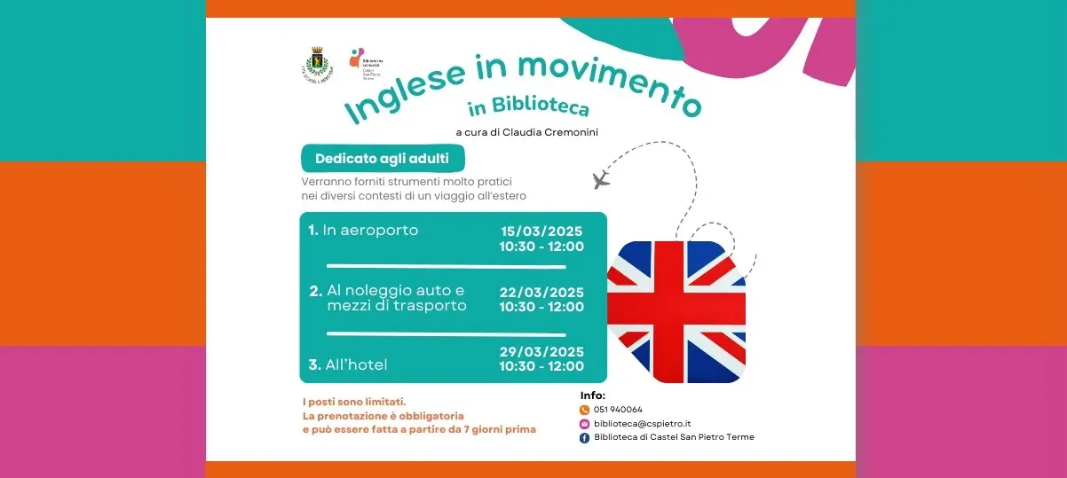 Inglese in movimento in Biblioteca: "In aeroporto"
