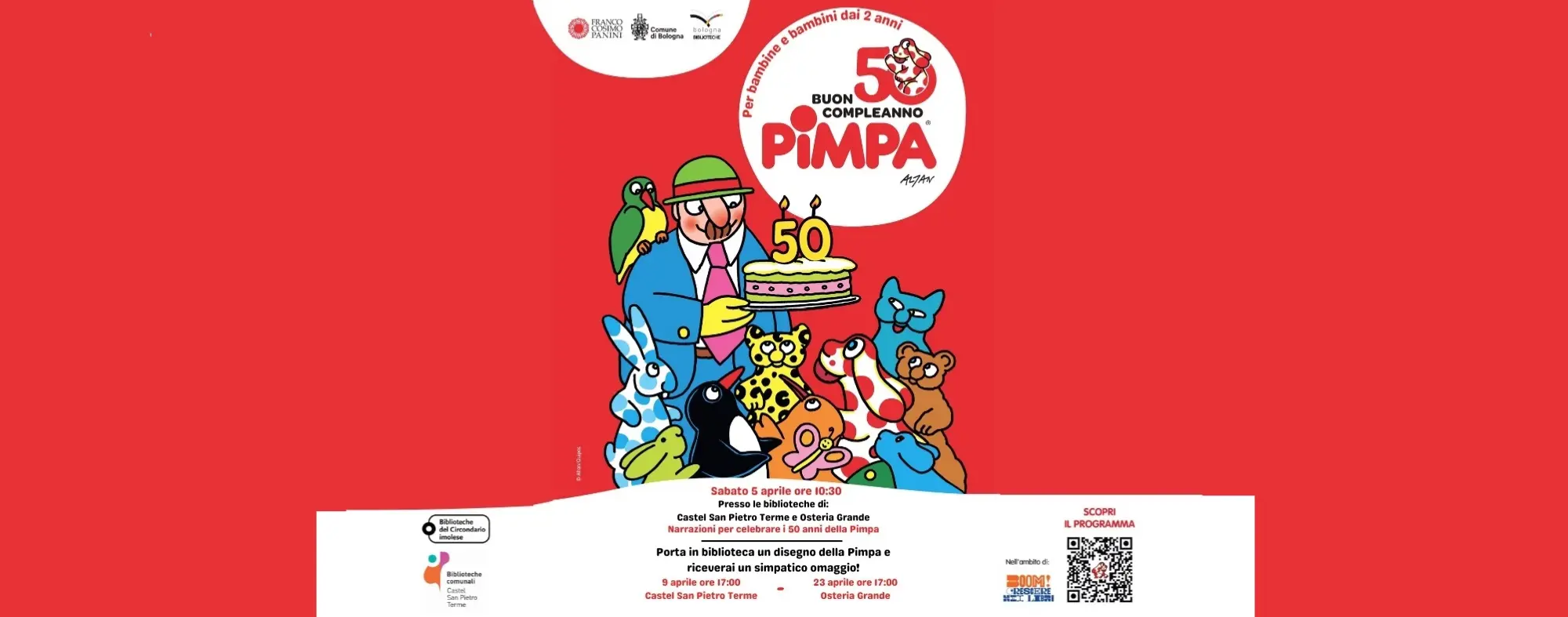 Buon 50° compleanno Pimpa!