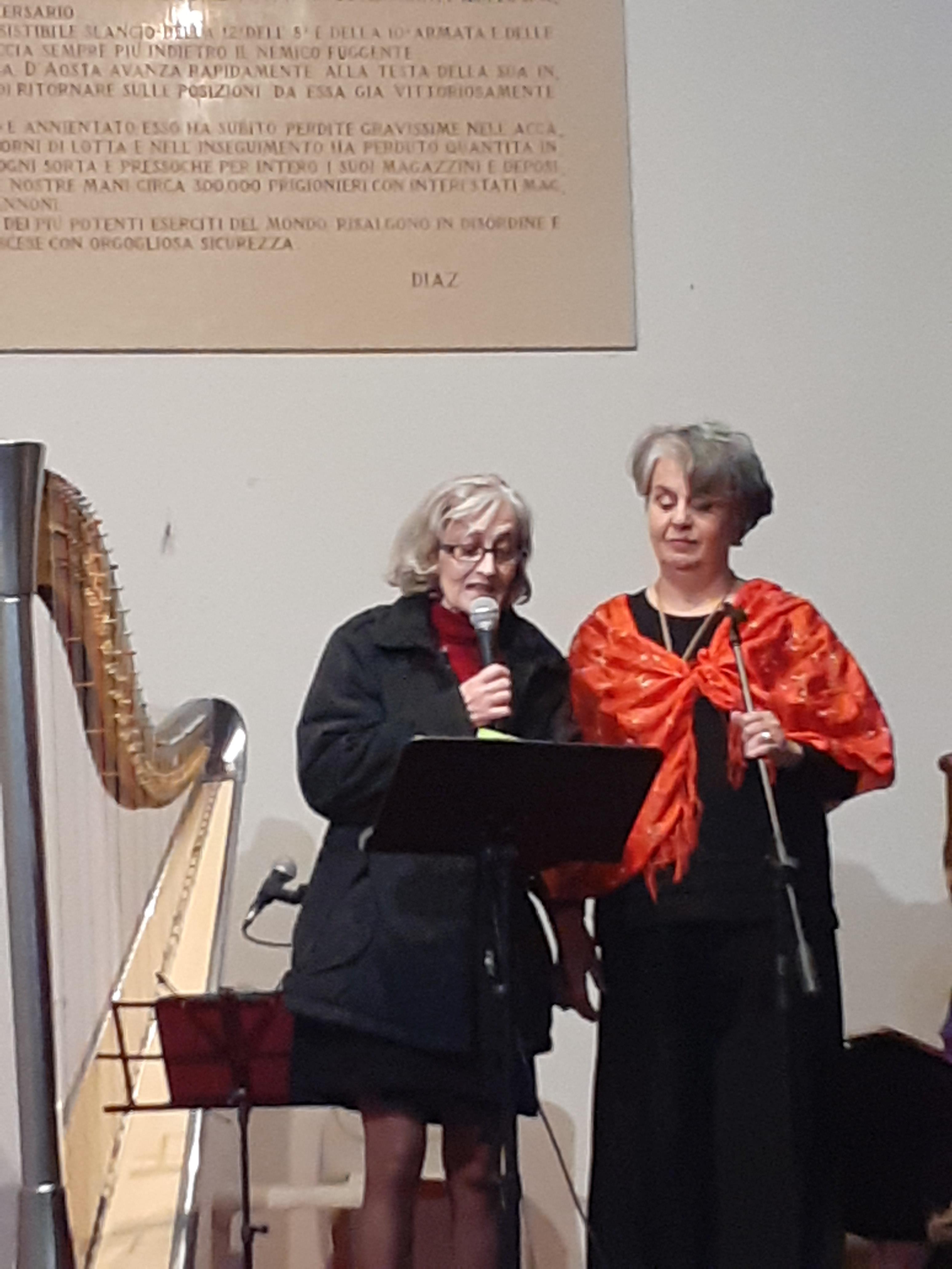 Lettura a due voci e momento musicale 25-11-2024