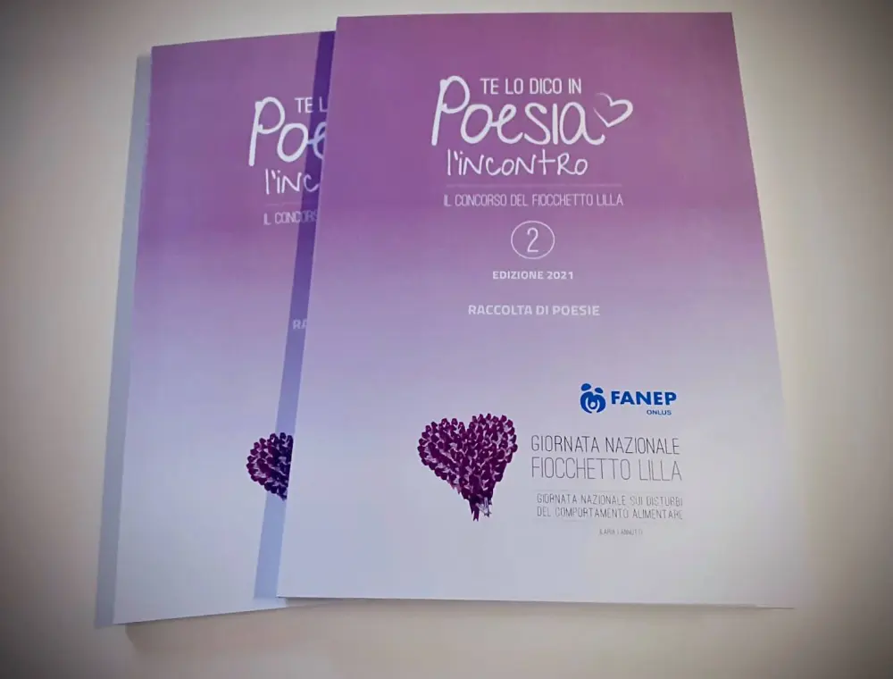 Fiocchetto Lilla: sostieni la Fanep richiedendo il libro #telodicoinpoesia