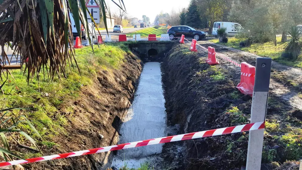 Partiti i lavori per realizzare la pista ciclabile di Osteria Grande lungo via Emilia