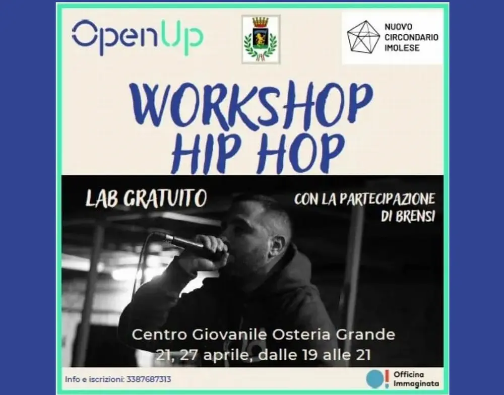 Progetto OpenUp: al via un laboratorio di hip hop al Centro giovanile di Osteria Grande
