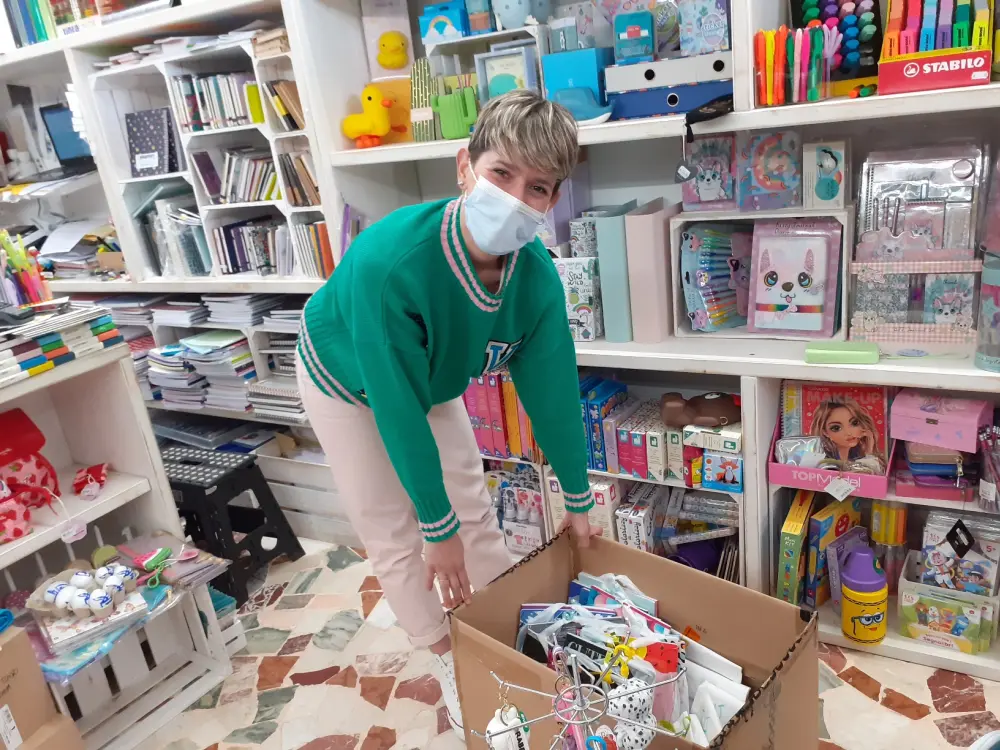 Alla cartoleria Al Punto tante famiglie hanno aderito  alla “Spesa sospesa” per i profughi ucraini