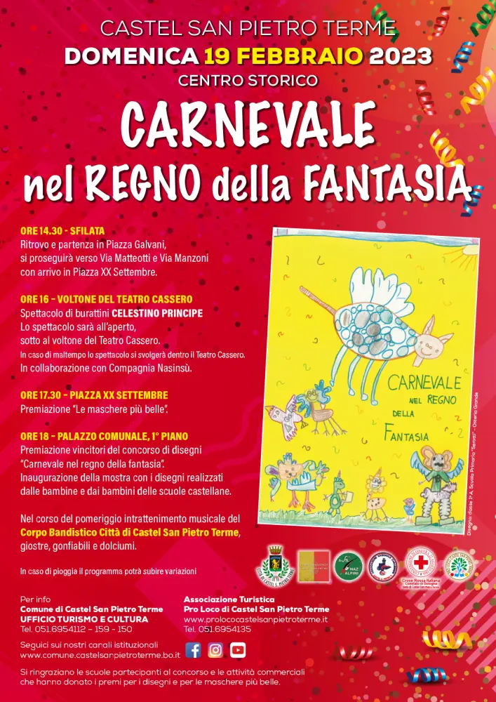 Al via domenica 19 il “Carnevale nel regno della fantasia”