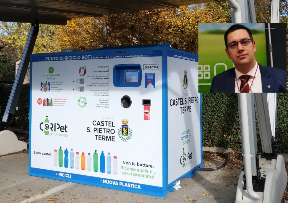Raccolte oltre 164mila bottiglie in plastica pet nei due ecocompattatori a Castello e Osteria