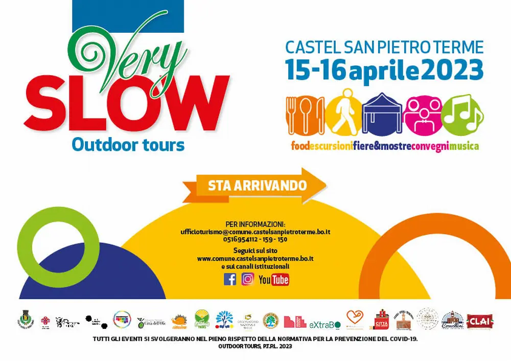 Sabato 15 si apre Very Slow Outdoor Tours: food, escursioni, fiere e mostre, convegni, musica