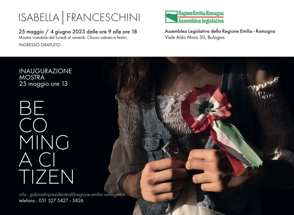 Becoming a Citizen: inaugura il 25 ore 13 in Regione la mostra fotografica di Isabella Franceschini