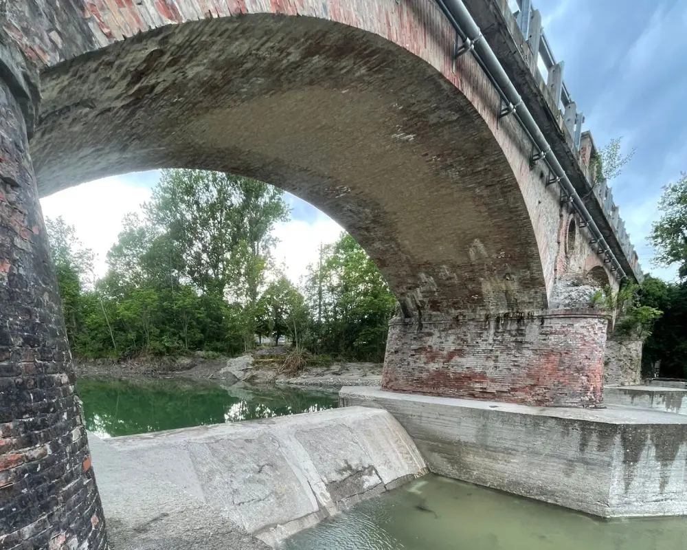 Ponte di via Fiagnano: concluso il consolidamento della soletta danneggiata dalle piene
