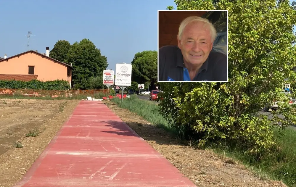 Pista ciclabile di Osteria: pavimentato il tratto fino a San Nicolò, si lavora davanti alle Poste