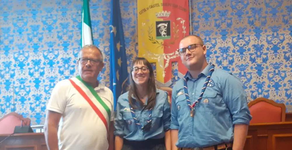 Gli scout castellani Martina e Stefano in partenza per il Jamboree in Corea del Sud
