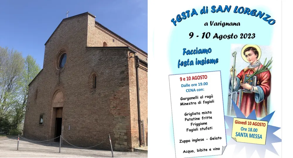 Al via le feste patronali: il 9-10 agosto si festeggia San Lorenzo a Varignana
