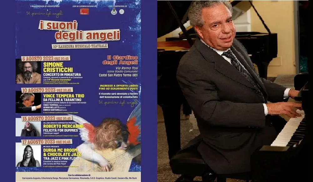 Suoni degli Angeli: giovedì 10 Vince Tempera Trio presenta le colonne sonore da Fellini a Tarantino