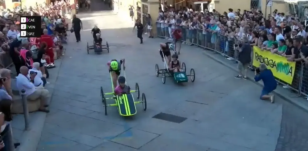 Carrera: nel circuito del centro storico vincono Cavedane e Porz. Coppa Terme al Coyote
