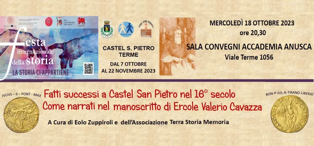 Festa Storia mercoledì 18 all