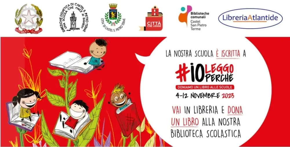 #ioleggoperché: dona un libro alla biblioteca scolastica. Sabato 11 letture itineranti