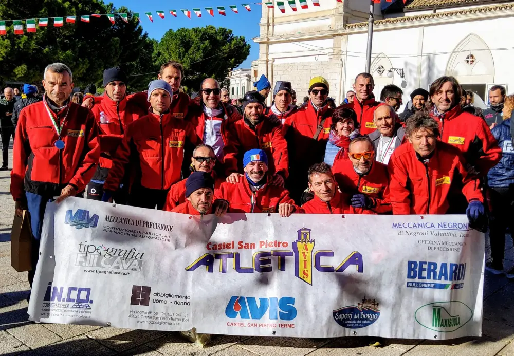Ottimo 4°posto di Atletica Avis Cspt ai Campionati italiani master 10km. Oro Viroli e argento Moroni