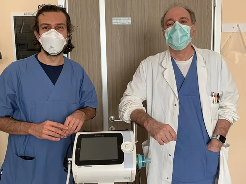 Lions e Leo Club di Castel S.Pietro donano un Ventilatore polmonare
