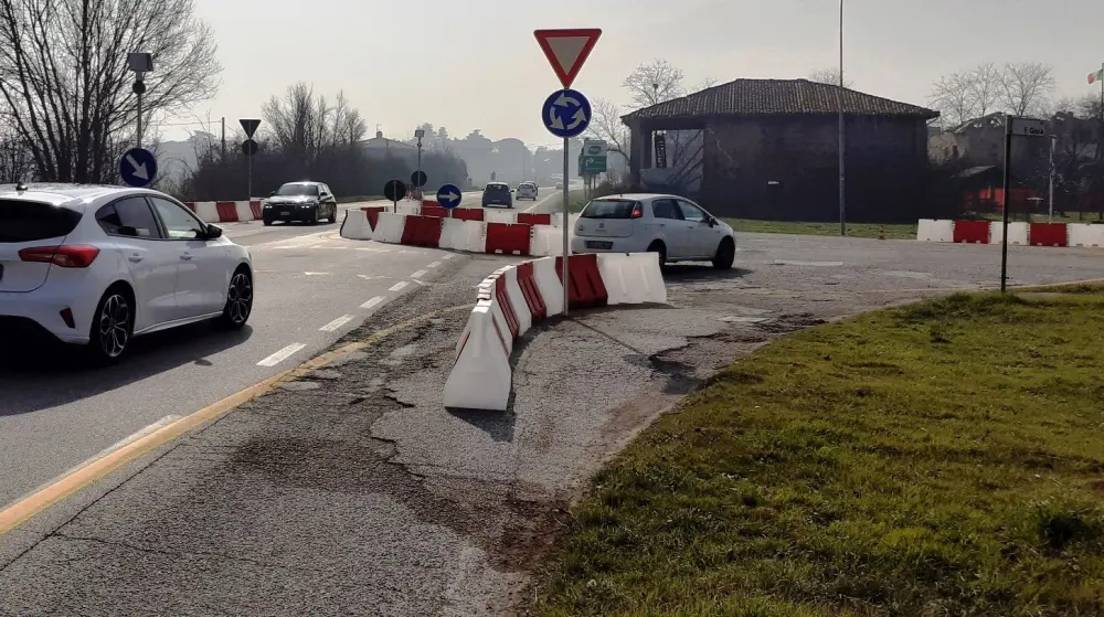 Rotatoria temporanea via Cova-Gioia: aperto il passaggio verso la zona Valle di Malta