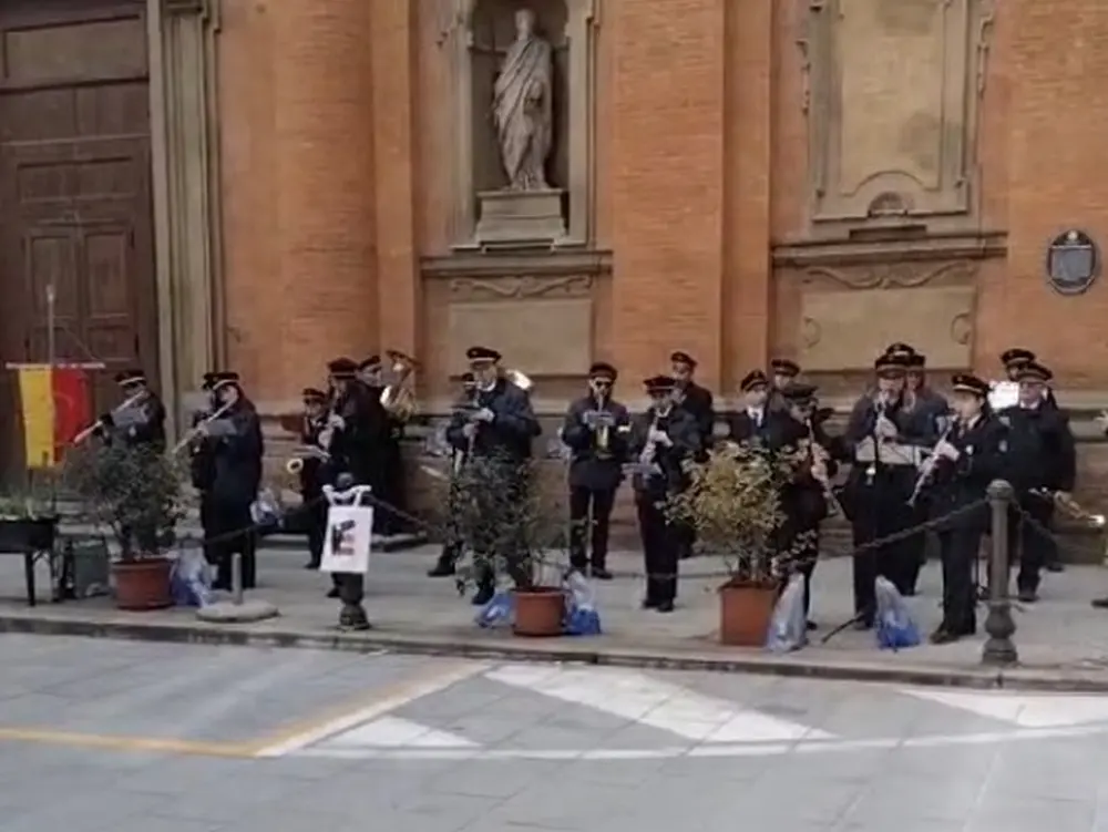 La Banda di Castel San Pietro Terme alla Bologna Marathon