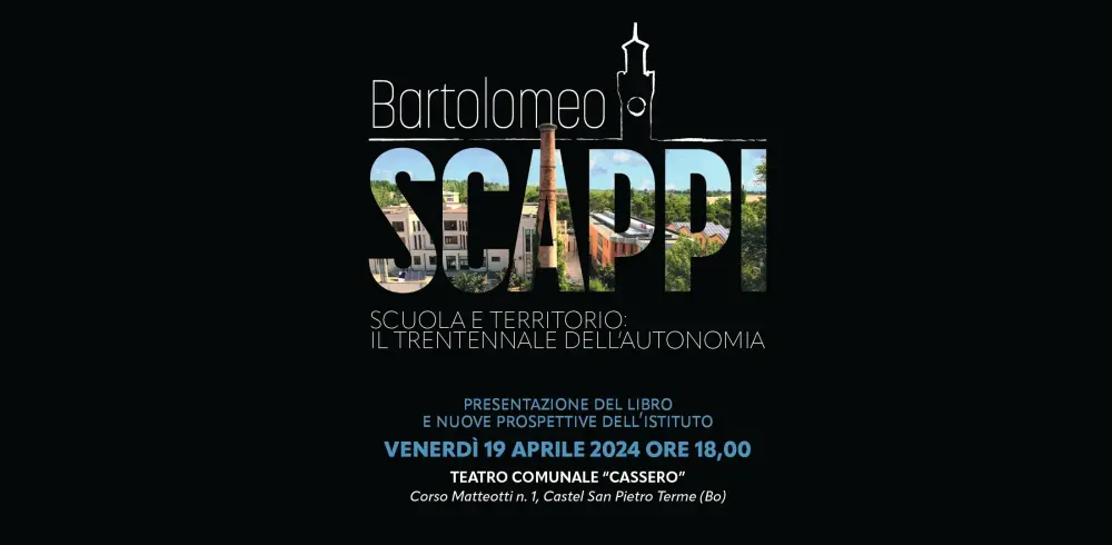 Venerdì 19 ore 18 al Cassero “Bartolomeo Scappi, scuola e territorio: il trentennale dell
