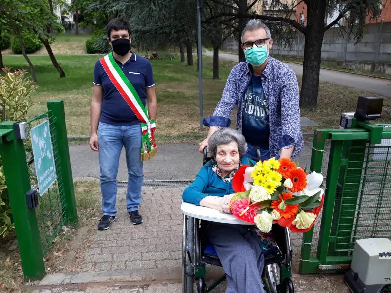 Tanti auguri per i 104 anni di Maria Martelli