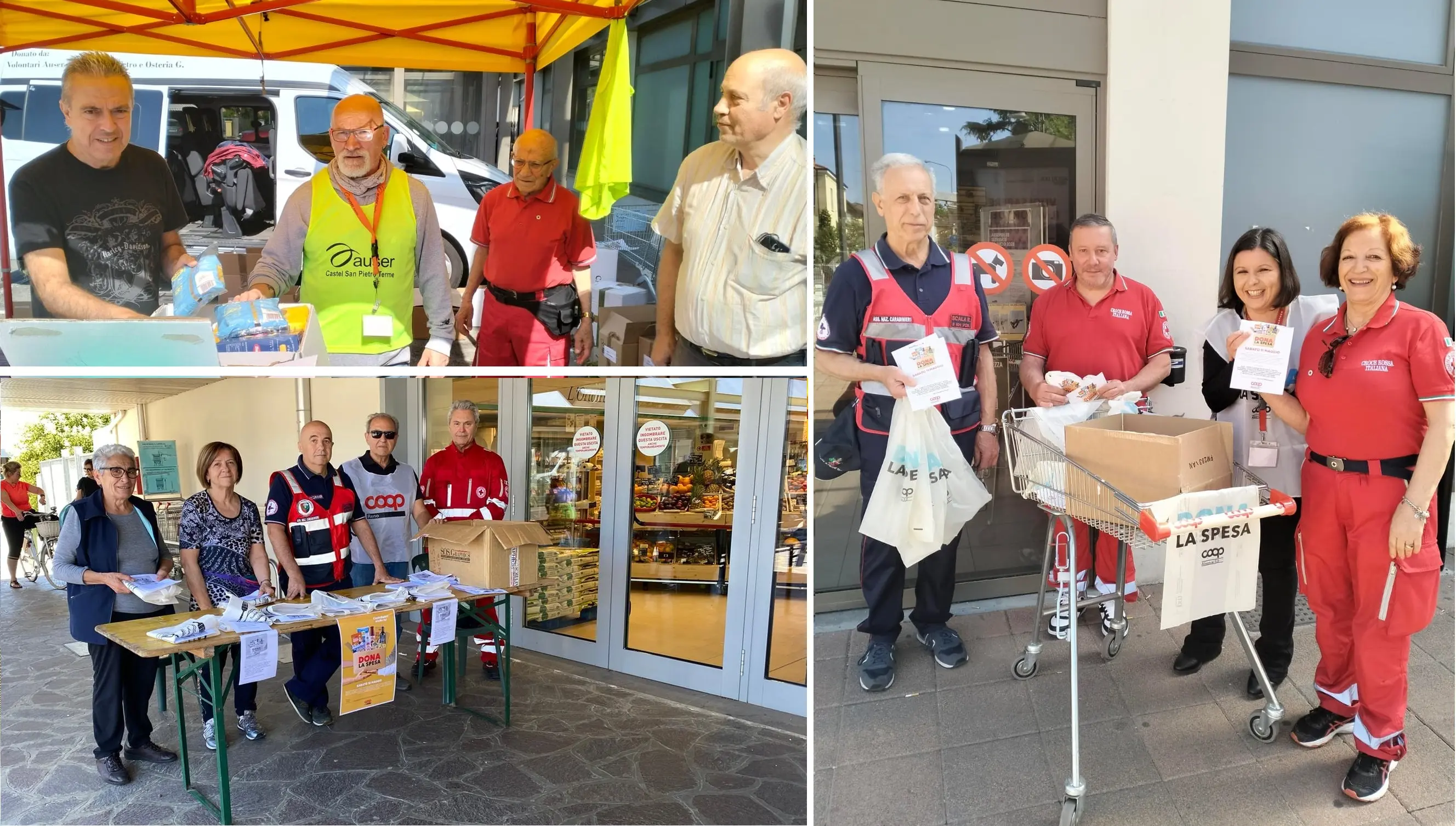 Dona la spesa: raccolti 1649 chili di prodotti a Castel San Pietro Terme e Osteria Grande