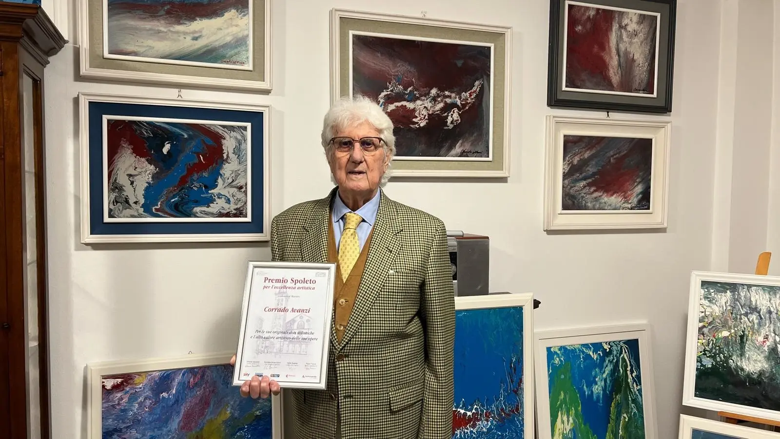 “Premio Spoleto per l’eccellenza artistica” al Maestro Corrado Avanzi 