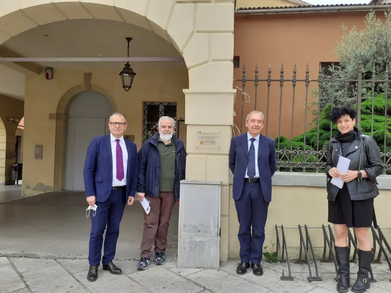 Restauro Ex-Pretura e Cassero: sopralluogo della Fondazione Carimola