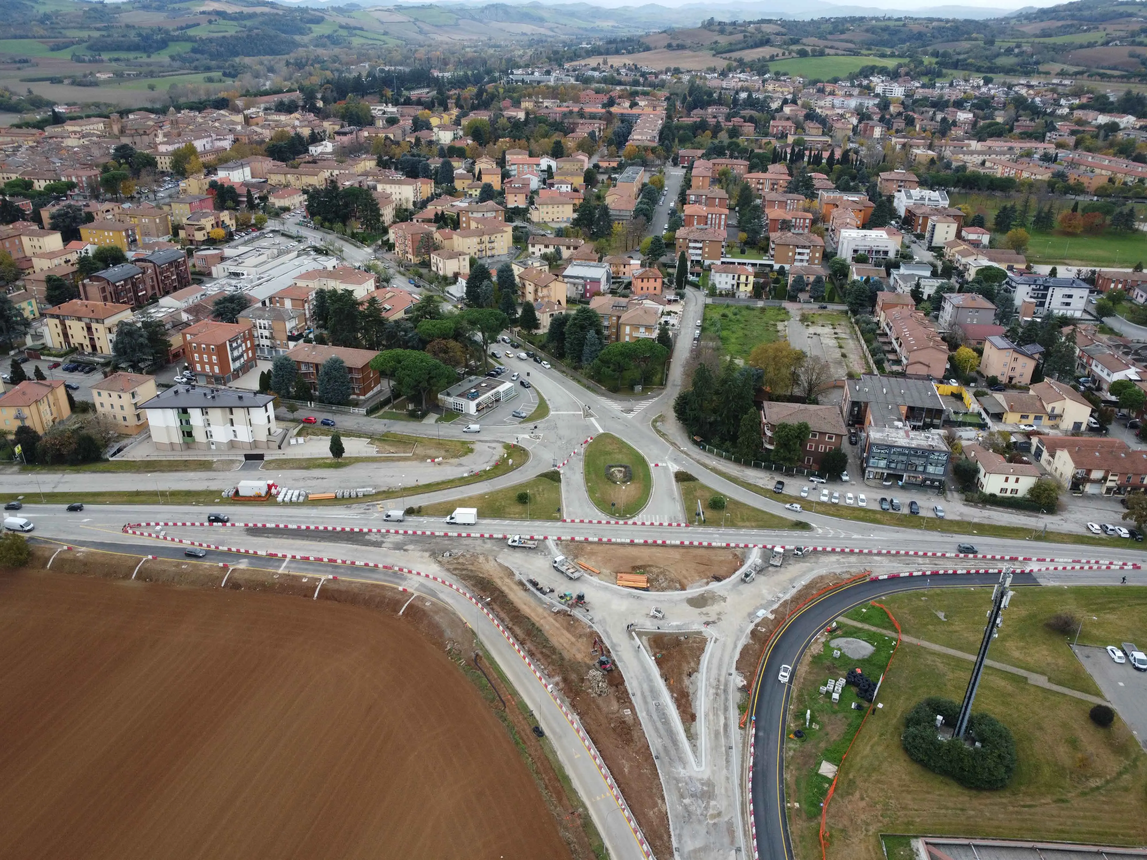Al via la quarta fase della rotatoria Emilia - Roma - Cova.