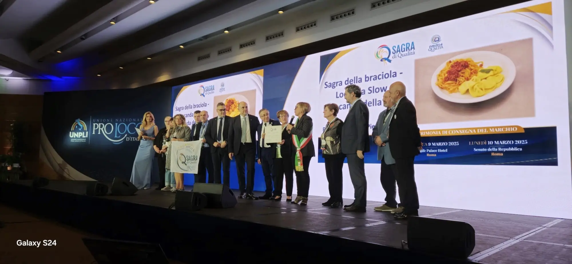 La Sagra della Braciola premiata in Senato con il marchio 'Sagra di Qualità'