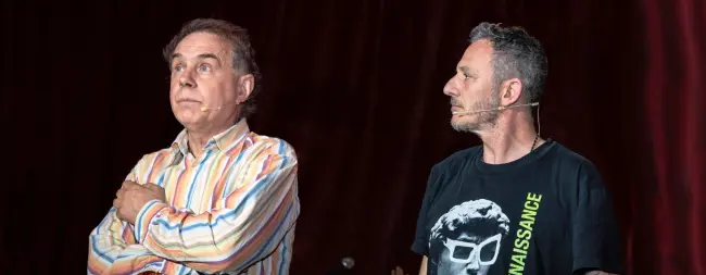 Si ride all’Arena martedì 1:  il duo comico Dondarini-Dalfiume presenta il suo nuovo spettacolo