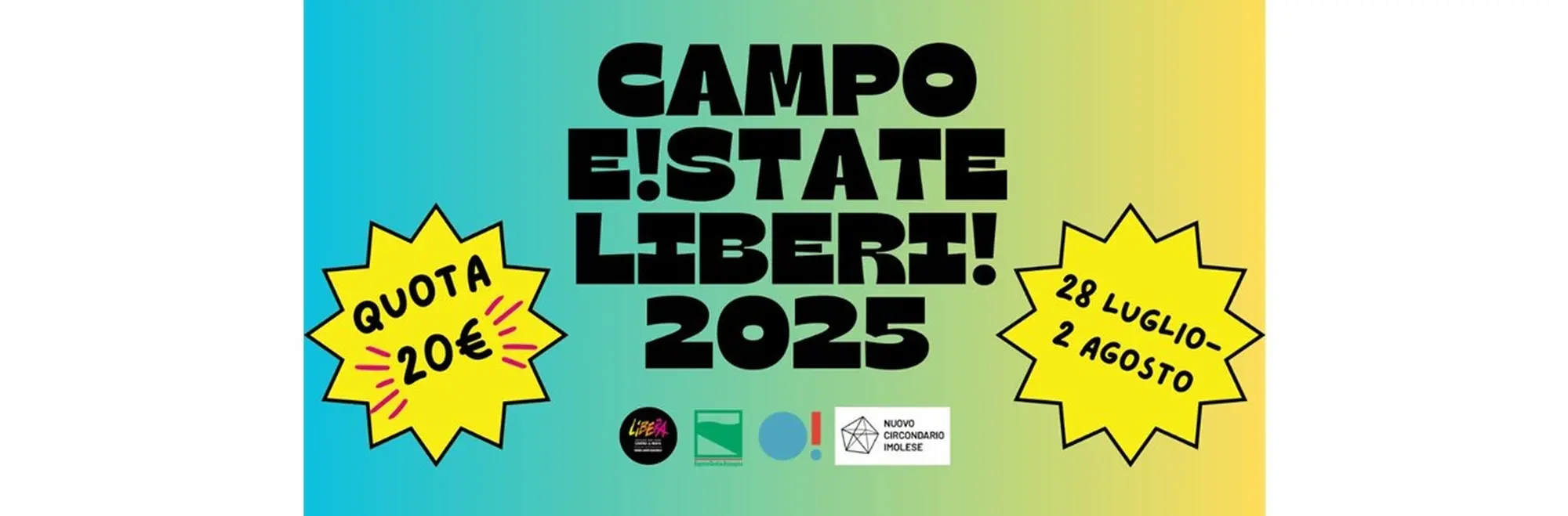 Campo E!state Liberi! 2025: prorogata la scadenza per la presentazione delle candidature