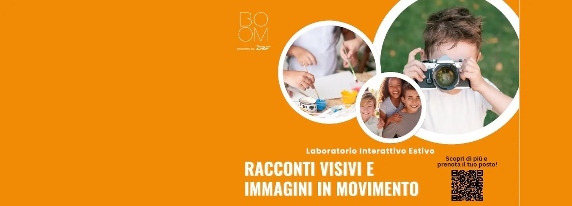 BOOM: laboratorio interattivo di fotografia,video e storytelling multimediale per ragazzi 11-16 anni