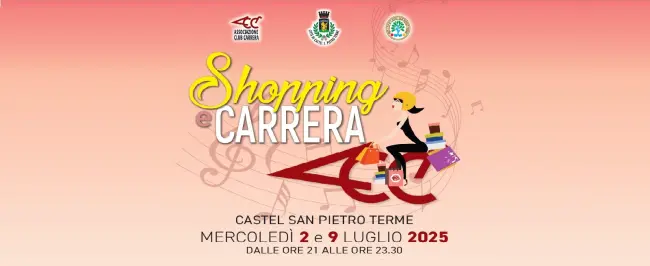 Shopping e Carrera: mercoledì 9 seconda serata di sport, musica e shopping 