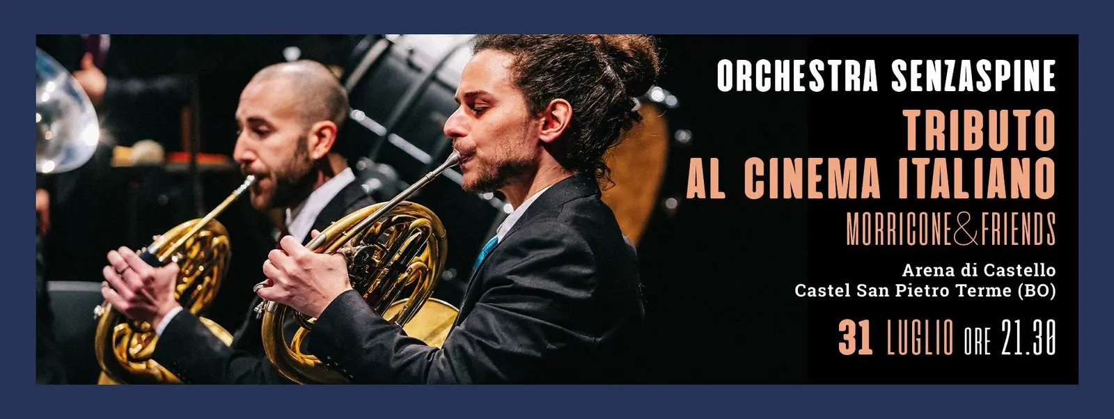 Arena: “Tributo al Cinema Italiano - Morricone & Friends”, concerto dell’Orchestra Senzaspine