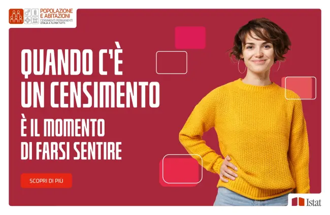 Istat: Censimento permanente della Popolazione e delle abitazioni 