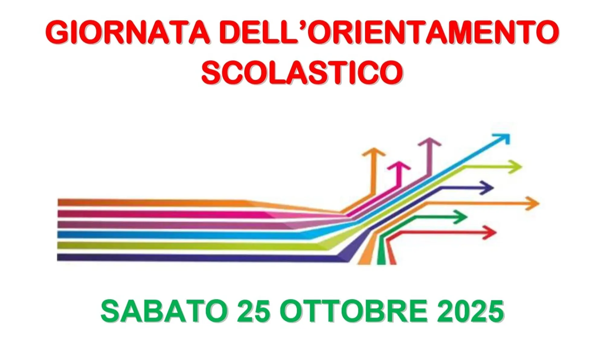 25 ottobre Giornata dell’Orientamento Scolastico 2025-2026