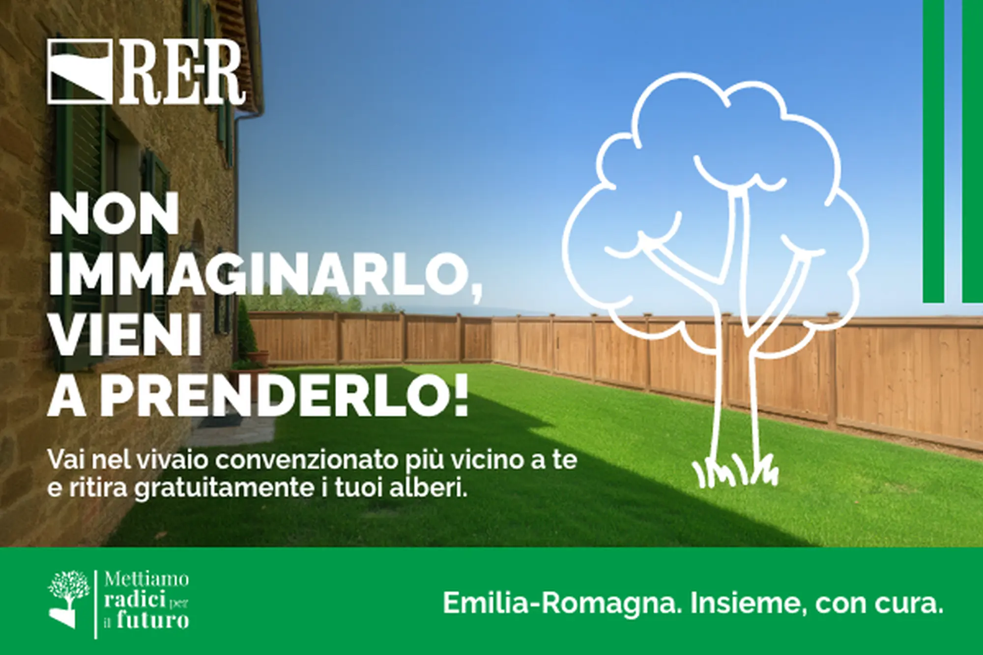 “Mettiamo radici per il futuro”: il progetto regionale che invita tutti a piantare nuovi alberi 