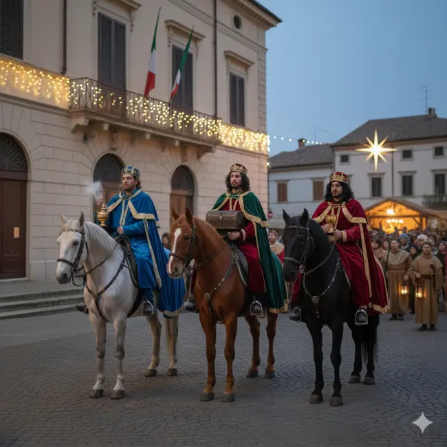 Epifania: Presepe Vivente, Arrivo dei Re Magi e Concerto a Gallo Bolognese