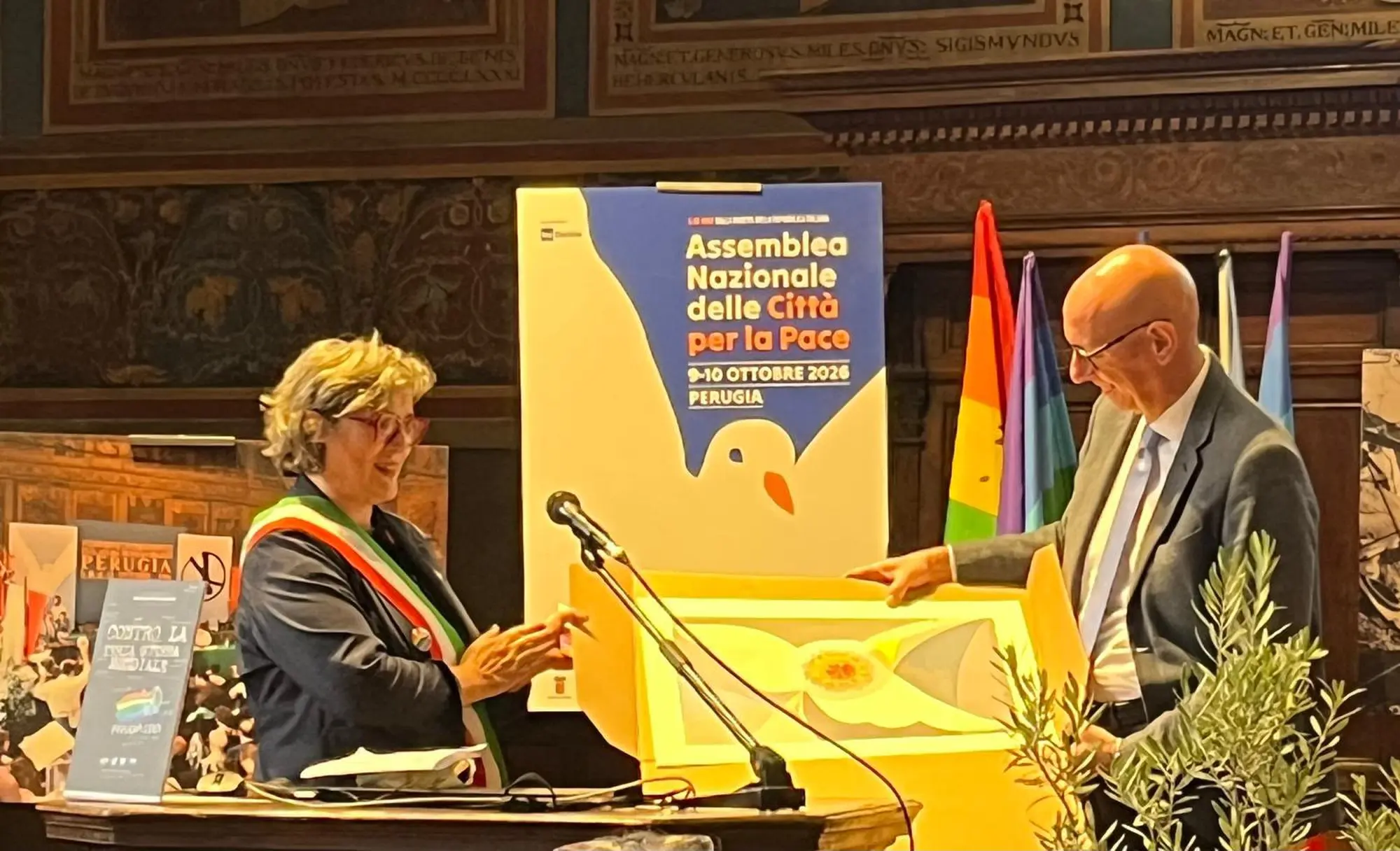 Castel San Pietro Terme all’assemblea nazionale delle città per la pace di Perugia