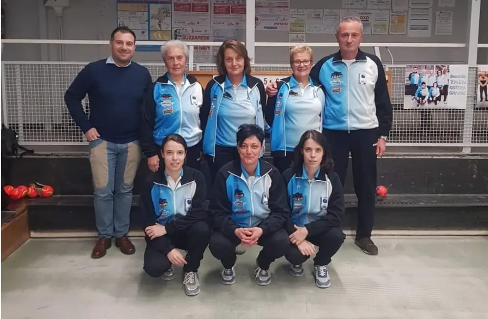Le ragazze della Bocciofila Trem Polisportiva Osteria Grande sono campionesse d