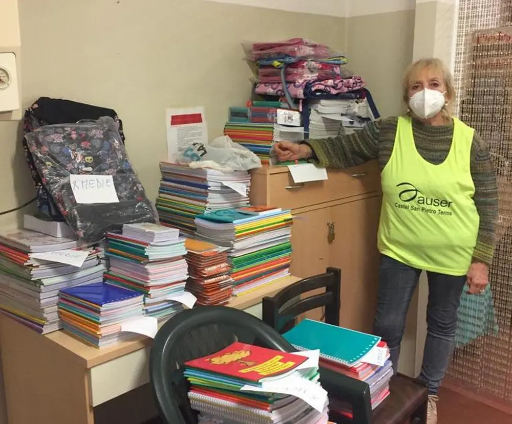 Auser: consegnato alle scuole il materiale didattico